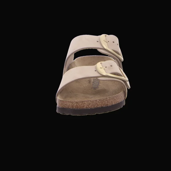 Best Sale Birkenstock Arizona Big Buckle LENB Sandca beige