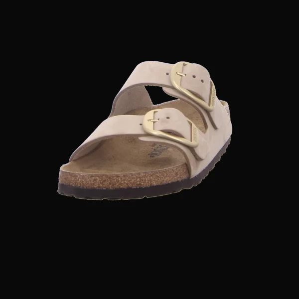 Best Sale Birkenstock Arizona Big Buckle LENB Sandca beige