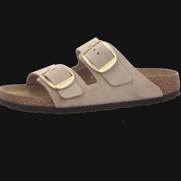 Best Sale Birkenstock Arizona Big Buckle LENB Sandca beige
