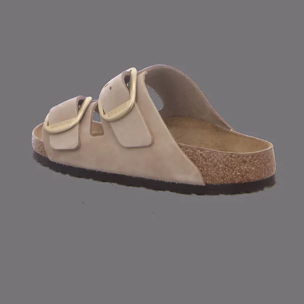 Best Sale Birkenstock Arizona Big Buckle LENB Sandca beige