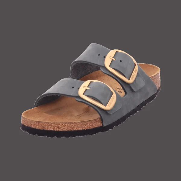 Sale Birkenstock Arizona Big Buckle LENB Thyme dunkelgrün / oliv