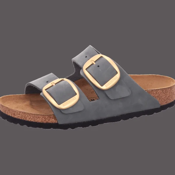 Sale Birkenstock Arizona Big Buckle LENB Thyme dunkelgrün / oliv
