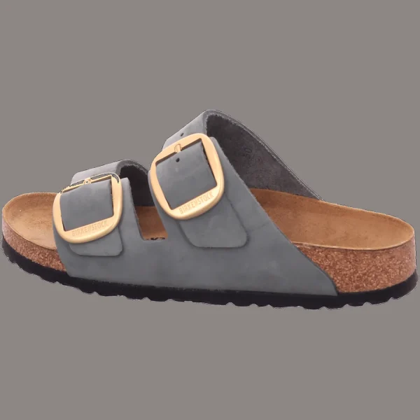 Sale Birkenstock Arizona Big Buckle LENB Thyme dunkelgrün / oliv