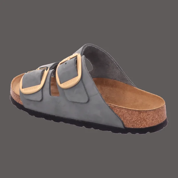 Sale Birkenstock Arizona Big Buckle LENB Thyme dunkelgrün / oliv