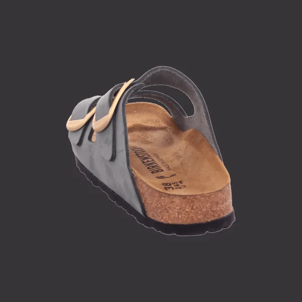 Sale Birkenstock Arizona Big Buckle LENB Thyme dunkelgrün / oliv