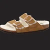 Discount Birkenstock Arizona Shearling LEVE Mink LA braun