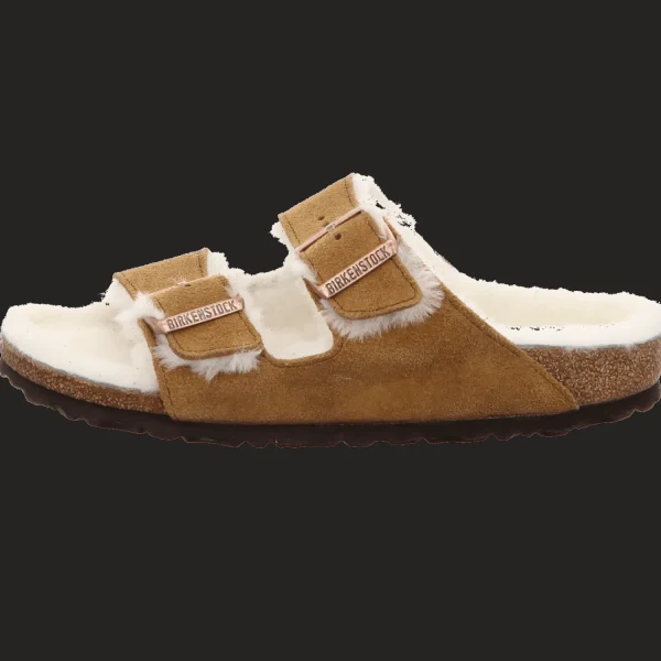 Discount Birkenstock Arizona Shearling LEVE Mink LA braun