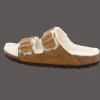 Discount Birkenstock Arizona Shearling LEVE Mink LA braun