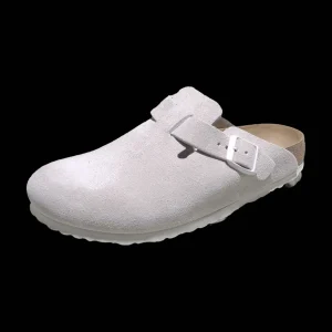 Best Sale Birkenstock Boston LEVE Antique White