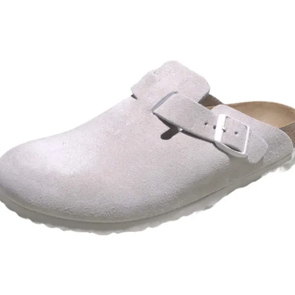 Best Sale Birkenstock Boston LEVE Antique White