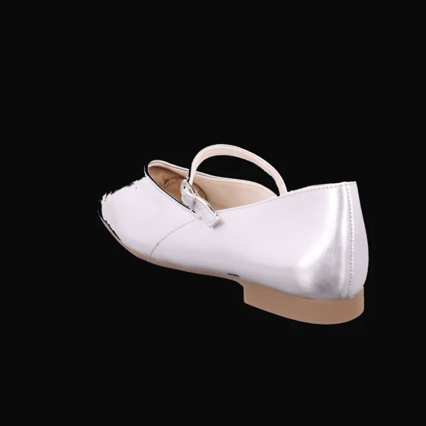 Outlet Paul Green Damenballerina Silber metallic