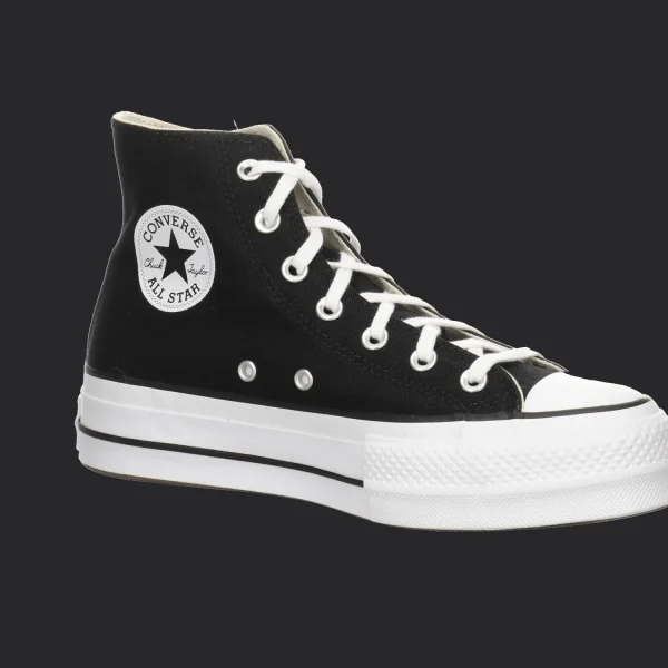 Hot Converse Damenboots Canvas schwarz