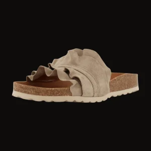 Cheap Verbenas Damenpantolette Wellness beige