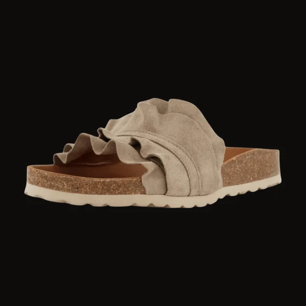 Cheap Verbenas Damenpantolette Wellness beige