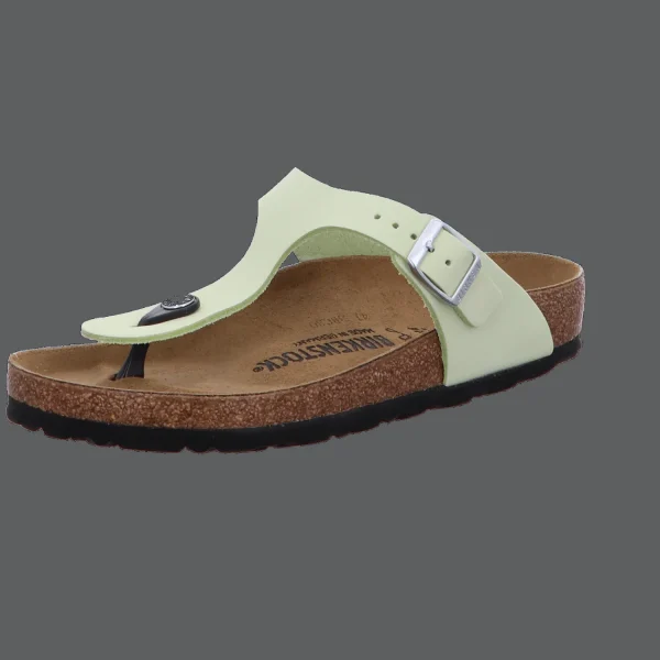 Cheap Birkenstock Damenpantolette Wellness Faded Lime