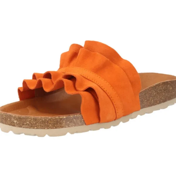 Clearance Verbenas Damenpantolette Wellness Orange