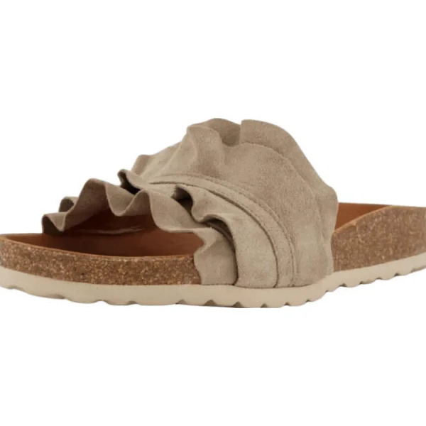Cheap Verbenas Damenpantolette Wellness beige