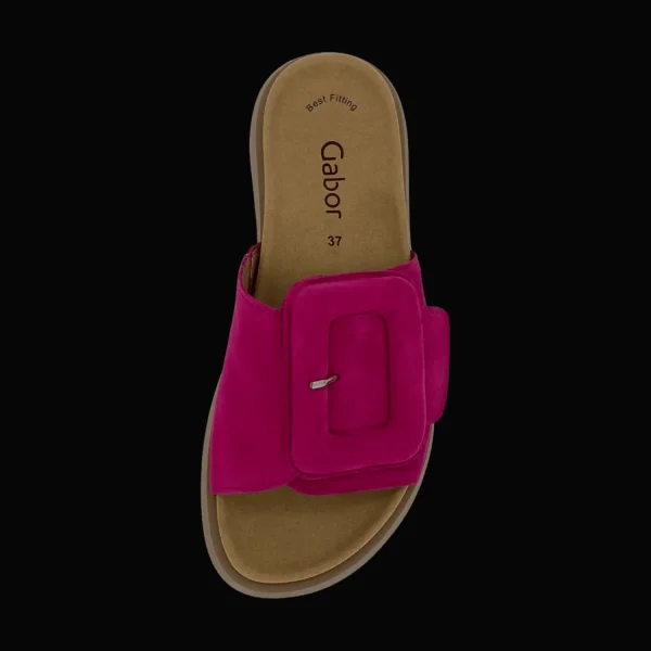 Best Gabor Damenpantolette Wellness pink/altrosa/malve
