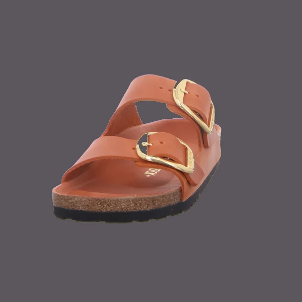 Discount Birkenstock Damenpantolette Wellness orange