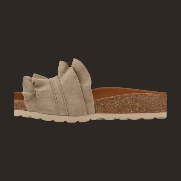 Cheap Verbenas Damenpantolette Wellness beige
