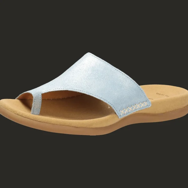 Clearance Gabor Damenpantolette Wellness aquamarin