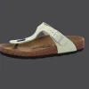 Cheap Birkenstock Damenpantolette Wellness Faded Lime