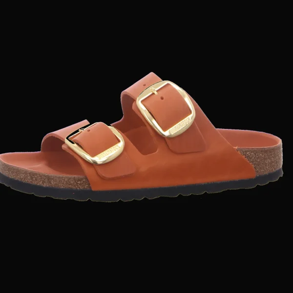 Discount Birkenstock Damenpantolette Wellness orange