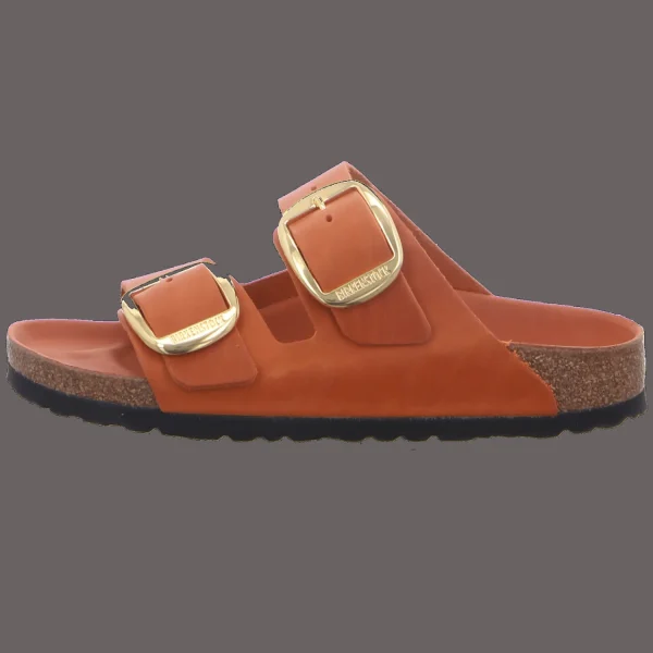 Discount Birkenstock Damenpantolette Wellness orange