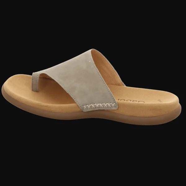 Hot Gabor Damenpantolette Wellness beige