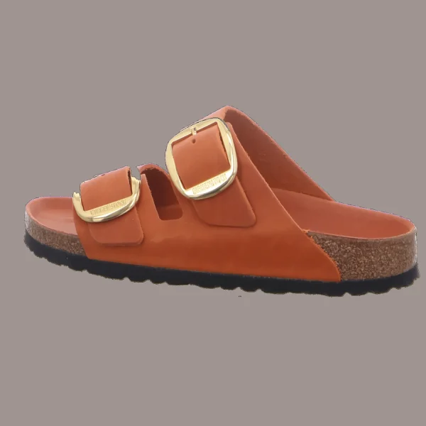 Discount Birkenstock Damenpantolette Wellness orange