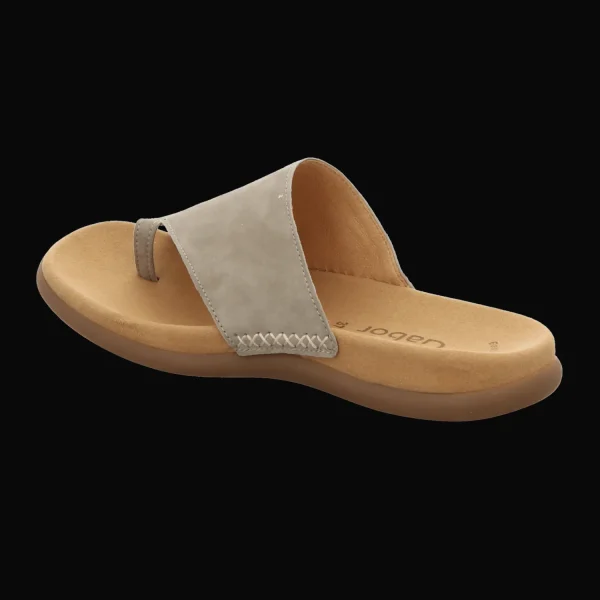 Hot Gabor Damenpantolette Wellness beige