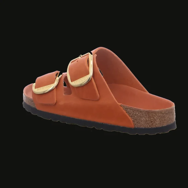 Discount Birkenstock Damenpantolette Wellness orange