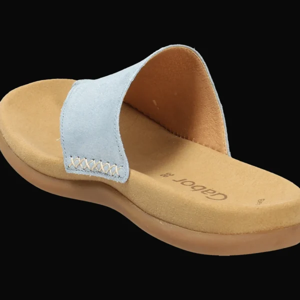 Clearance Gabor Damenpantolette Wellness aquamarin