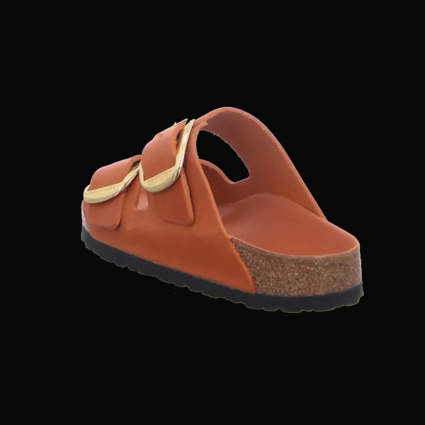 Discount Birkenstock Damenpantolette Wellness orange