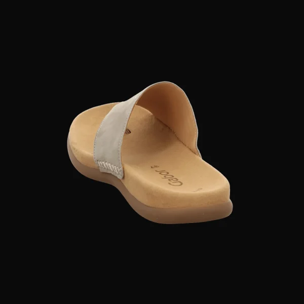 Hot Gabor Damenpantolette Wellness beige