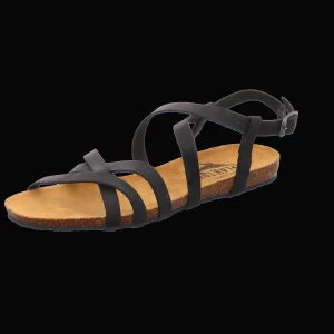 Hot Plakton Damensandalette schwarz