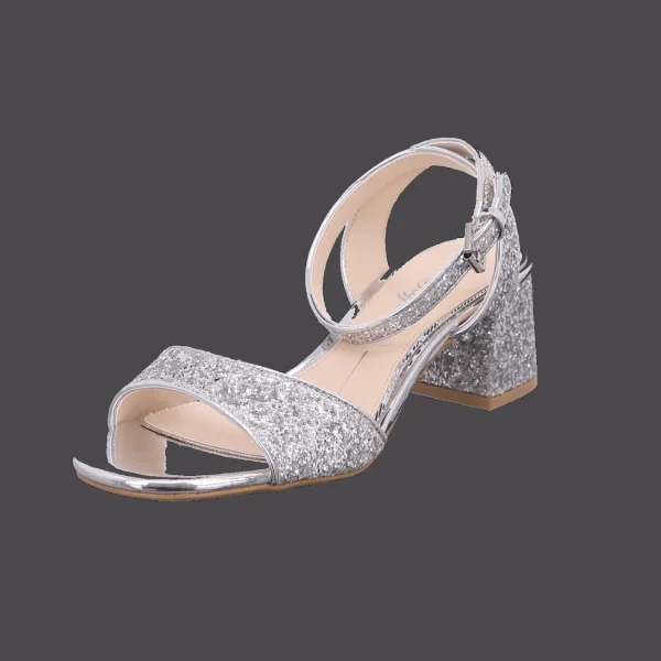 Fashion Buffalo Damensandalette silber