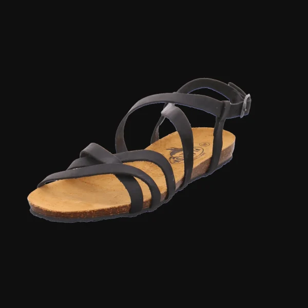 Hot Plakton Damensandalette schwarz