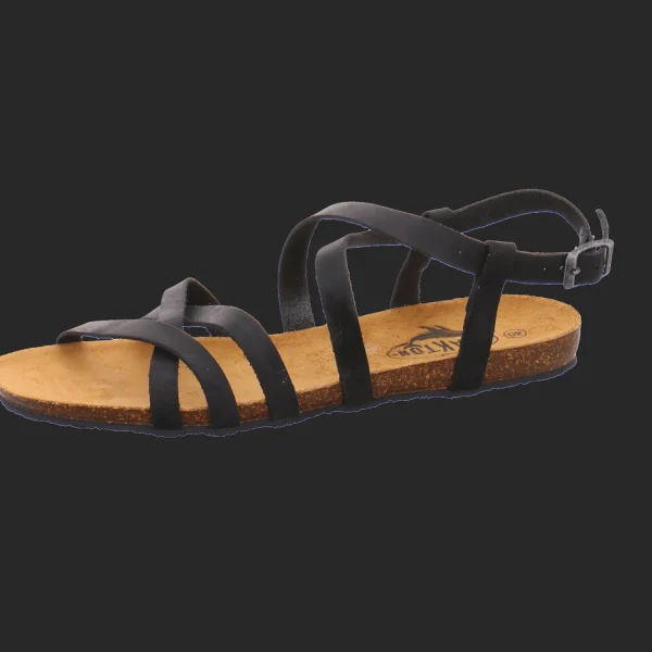 Hot Plakton Damensandalette schwarz