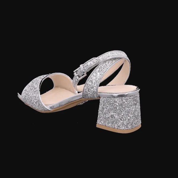 Fashion Buffalo Damensandalette silber