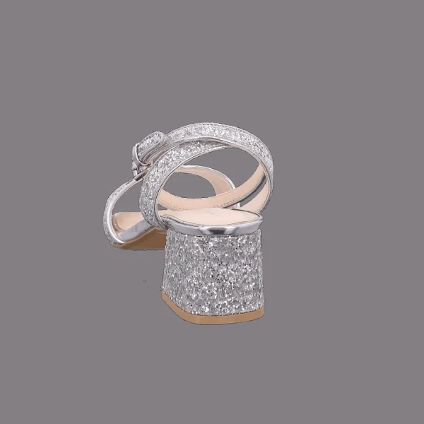 Fashion Buffalo Damensandalette silber