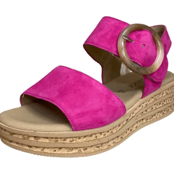 Discount Gabor Damensandalette sportiv rot