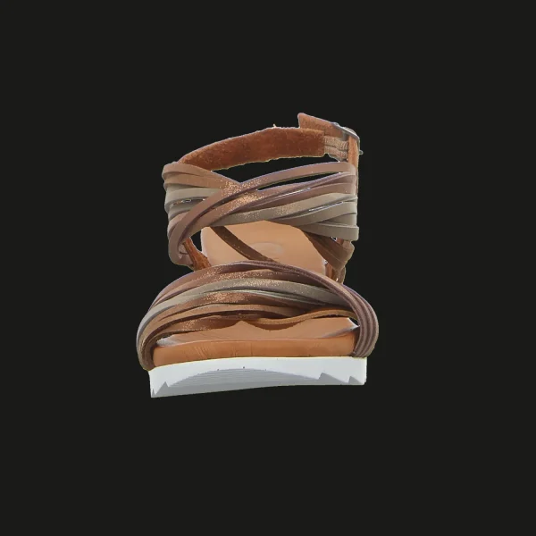 New MACA Kitzbühel Damensandalette sportiv brown kombi