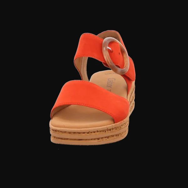 Clearance Gabor Damensandalette sportiv pumpkin