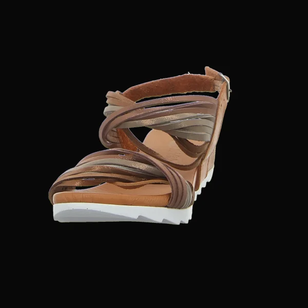 New MACA Kitzbühel Damensandalette sportiv brown kombi