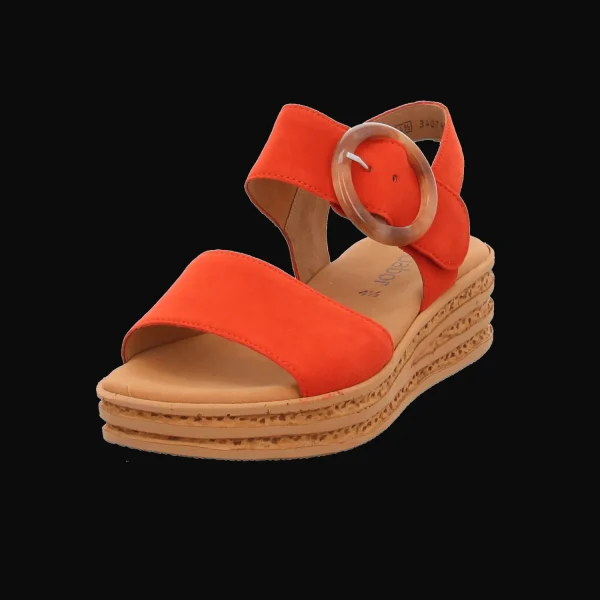 Clearance Gabor Damensandalette sportiv pumpkin