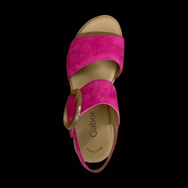 Discount Gabor Damensandalette sportiv rot