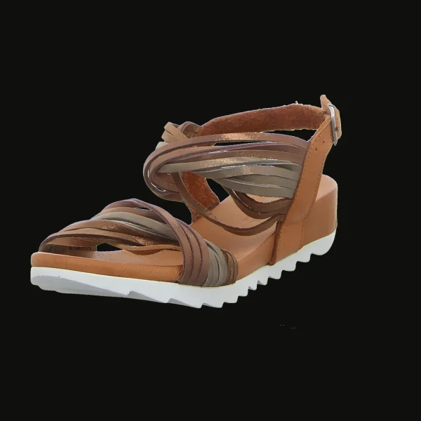 New MACA Kitzbühel Damensandalette sportiv brown kombi