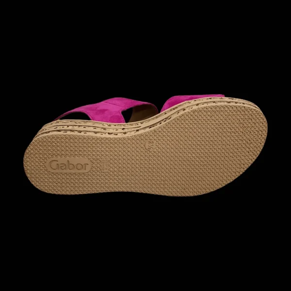 Discount Gabor Damensandalette sportiv rot