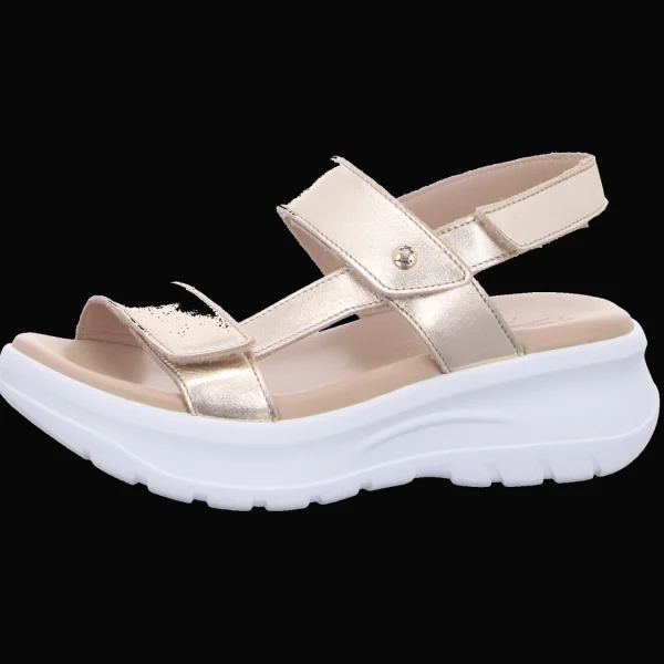 Outlet Panama Jack Damensandalette sportiv gold